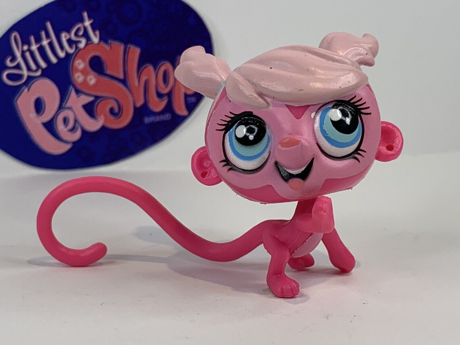 Littlest Pet Shop LPS 3509 Blind Bag Pink Monkey Minka Mark Paint Splashin