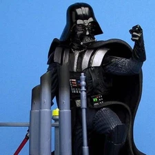 Hasbro Star Wars Unleashed Darth Vader 2004 7" Figure on Variant Art Card MINT