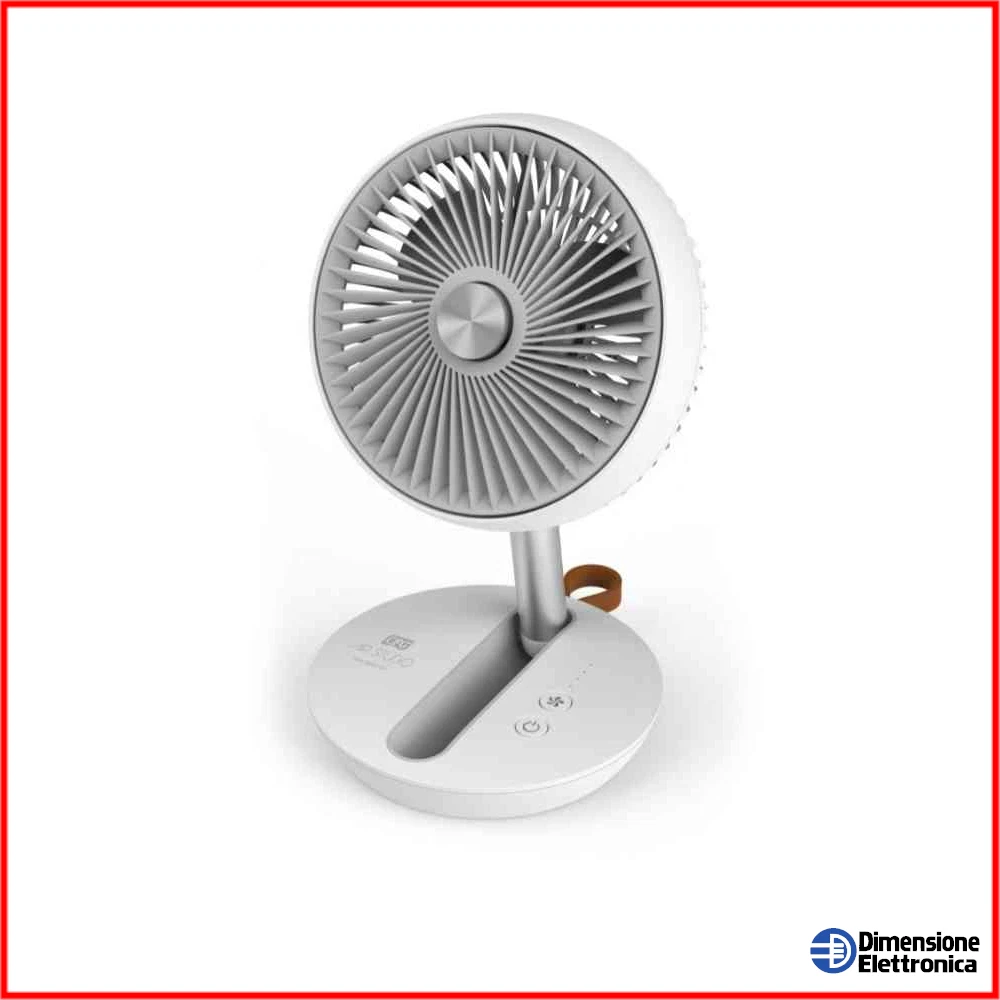 Ventilatore Piccolo Per Ufficio Ventilatore Da Tavolo USB RGB - Ventilatore Da Tavolo Portatile Silenzioso A 3 Velocità, 8 Luci LED A Colori, Rotazione A 360°, Piccolo Ventilatore Per La Casa E