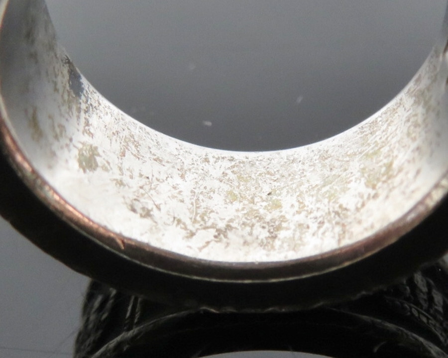 Authentic Justin Davis Crown Motif Sterling Silver 925 Black Authentic Justin Davis Crown Motif Sterling Silver 925 Black