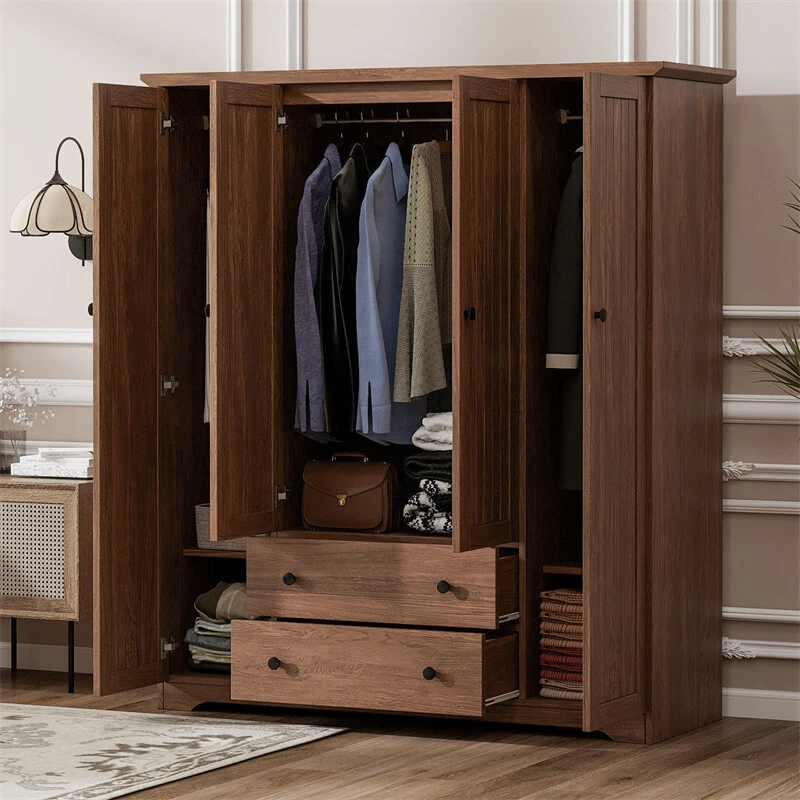 Wood Wardrobe Closet for sale | eBay