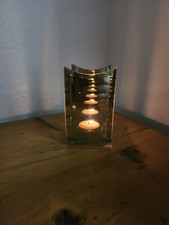 Partlite Smoked Glass And Mirrored Tealight Holder
