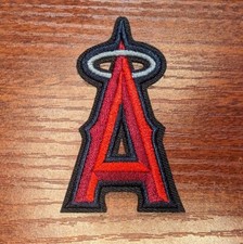 Los Angeles Angels Patch Halos MLB Baseball Embroidered Iron On Patch 2.75x1.75"