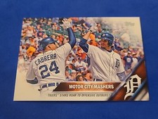 2016 Miguel Cabrera - JD Martinez Topps #94 Motor City Mashers Checklist 