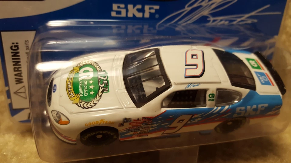 Sealed 2003 Team Caliber Jeff Burton Chicago Rawhide 1/64 Scale NASCAR SKF - Image 2 of 4