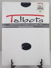 "Talbots" Navy Lightweight Opaque Control Top size C VTG NOS USA