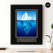 Motivational Poster, Imagination, Motivational Wall Art, Motivational Quotes