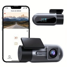 WiFi Dash Cam 1080P Car Cam Night Vision 24 Hours Parking Loop Recording, APP