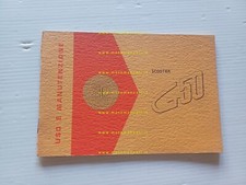 Gilera G 50 Scooter 1968 manuale uso manutenzione libretto originale italiano