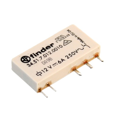 F345112 SIL Print Relay 12V=1xUM 848 Ohm 250V/ 6A Finder 34.51.7.012 eBay