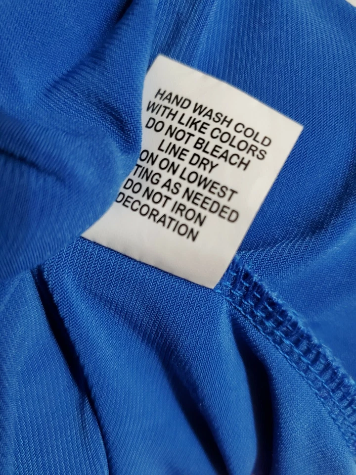 NY Collection Womens Sundress Dress Size S Small Blue - Image 4 of 4