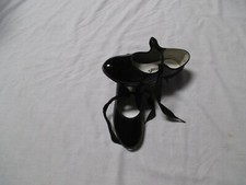 DANSHUZ DANCE TAP SHOES BLACK WITH HEEL  TOE TAP VARIOUS SIZES 