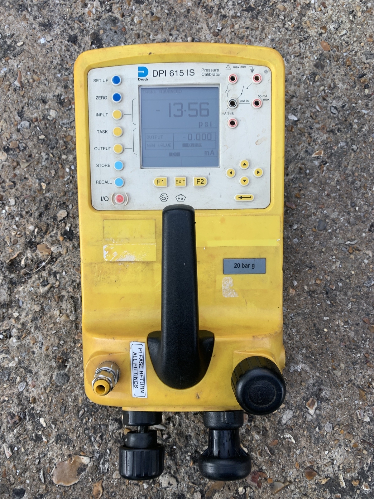 Druck DPI 615 IS Portable Pressure Calibrator ( Untested ) eBay