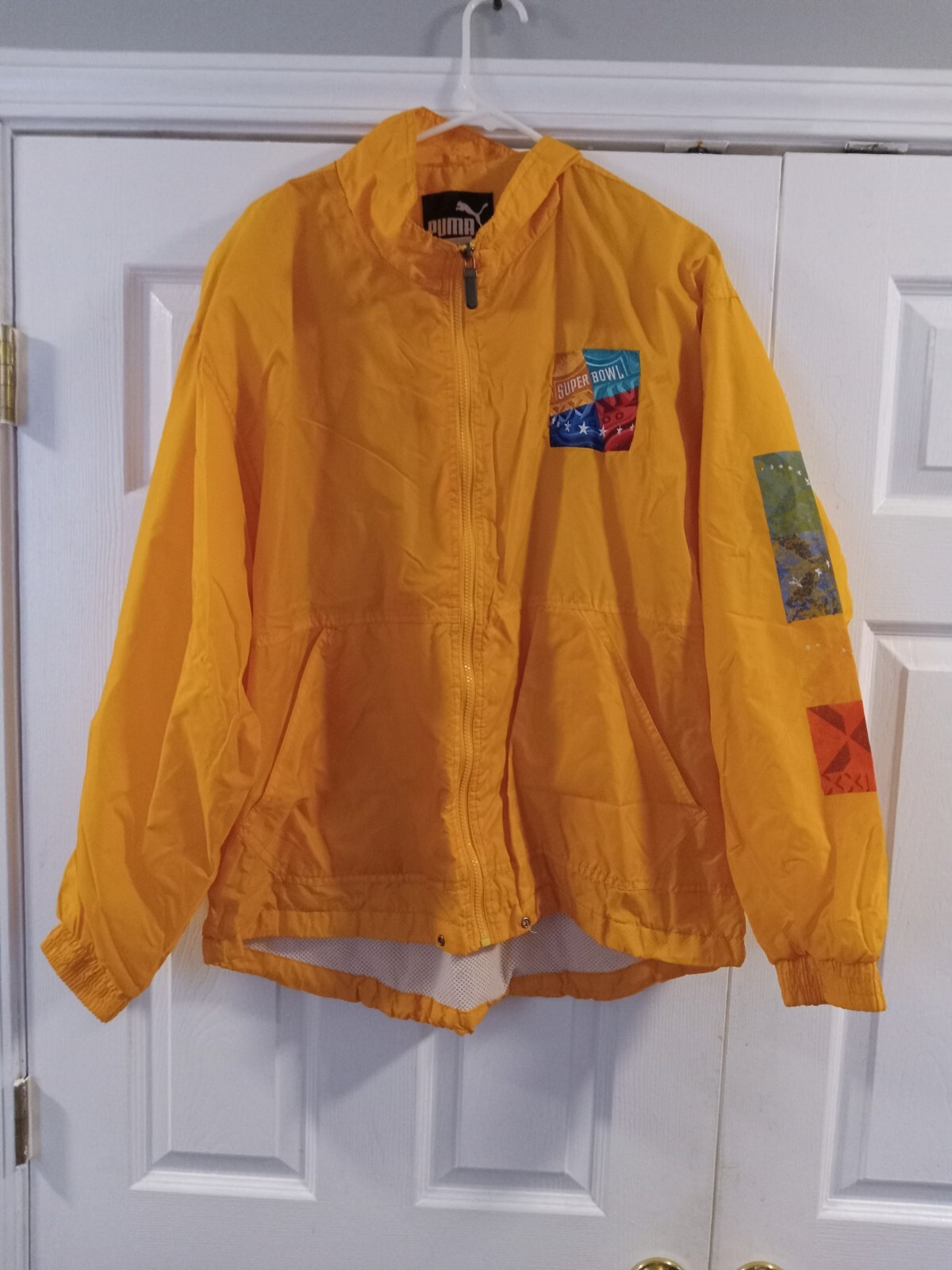 2000 NFL Super Bowl Atlanta XXXIV Event  Staff Jacket Windbreaker Puma Sz Large