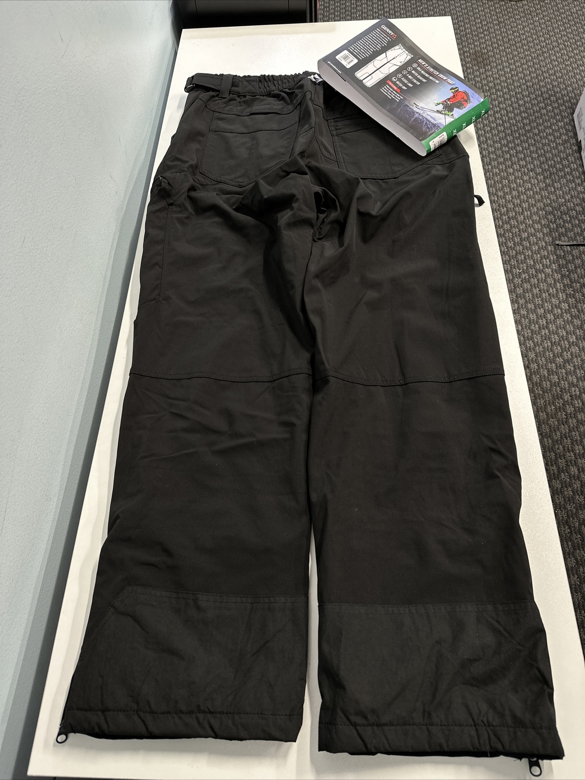 Gerry Snow Pant Black NEW 4Way Stretch Fleece Lined NEW XL 3840