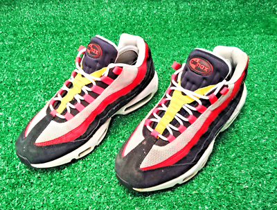 Nike Air Max 95 Essential Sneakers Men's Size 10 Red Black Low Cut