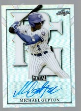 2021 Leaf Metal Perfect Game All-American Silver Auto #BA-MG1 Michael Gupton
