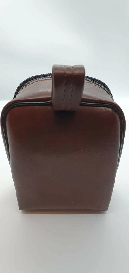 KODAK - Vintage Brown Leather Zip Compact Camera Soft Lined Case/Pouch - Image 2 of 4