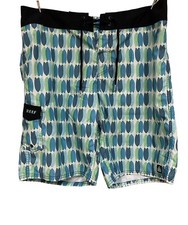 Reef Swim Trunks Shorts Men  s Print Size 36, 10  Inseam