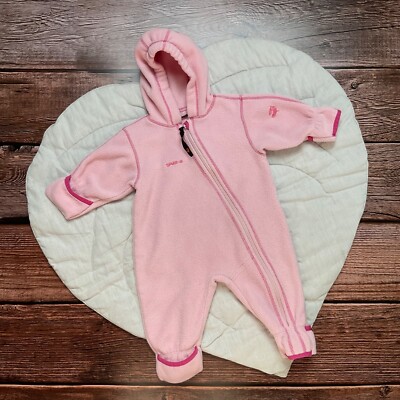 Fleeceanzug Overall Jako O Gr. 68/74 rosa Kapuze Einteiler TOP Polartec