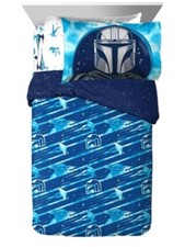 Star Wars the Mandalorian Kids Reversible Twin Bed Set-W50016555573