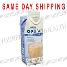 OPTIFAST 800 READY-TO-DRINK SHAKE - 1 CASE - VANILLA - 24 SERVINGS - FRESH