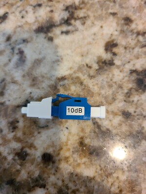 NEW OOP FS.COM 10DB Fiber Optical Attenuator LC/UPC OS2 9/125 #48526