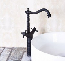 Oil Rubbed Brass 360 Swivel Spout Kitchen Faucet Bathroom Sink Mixer Tap 2nf146