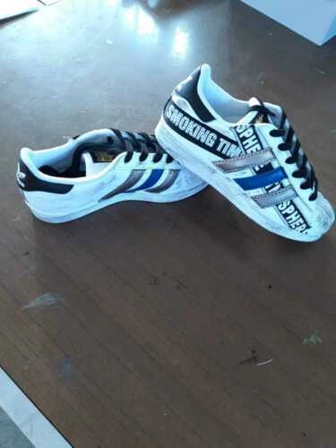 adidas Superstar Striped Trainers for Women