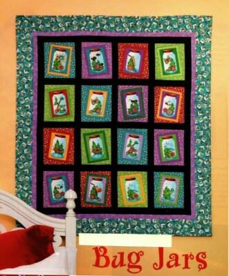 Bug Jars Quilt Pattern Pieced LM