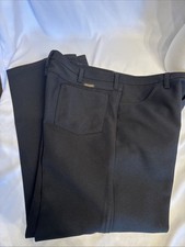 Wrangler Jeans Mens 40 W 32 L Black Wrancher Dress Cowboy Rodeo EUC