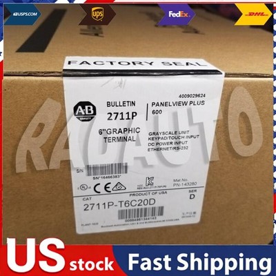 Allen-Bradley 2711P-T6C20D PanelView Plus 600  2711P-T6C20D  Sealed US Free Tax