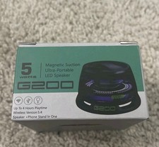 G200 Magnetic Bluetooth 5.3 Speaker Wireless RGB Lights Portable Phone Holder US