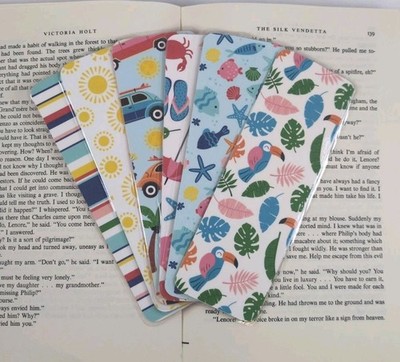 Echo Park Paper Endless Summer Laminated Paper Bookmarks - Set of 6