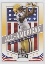 2021 Leaf Draft All-American Gold Terrace Marshall Jr #40 0xu1
