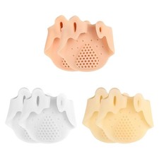 2 Pieces Toe Separators Toe Spacers 3 Holes Big Toe Straighteners Soft Toe