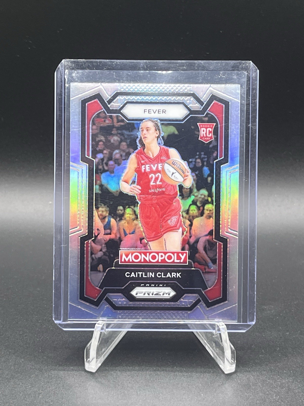 2024 Caitlin Clark Prizm Monopoly WNBA #65 Silver (RC)
