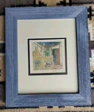 Hoosier Garden By Gustave Baumann-Framed Signed Print