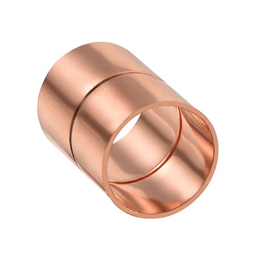 5/8" ID Straight Copper Coupling Fittings for HVAC Air Welding Joint,5Pcs