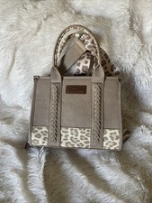 Wrangler Tote Bag for Women Western Leopard Print Purse Boho Top Handle Satch...