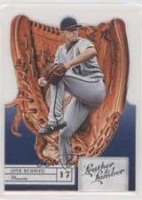 2019 Panini Leather & Lumber Gloves Die-Cut Jose Berrios #34 pd6