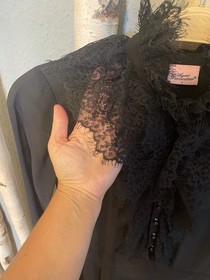Agent Provocateur Silk Dress Size 36 Black Lace Only Worn Twice