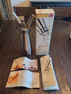 iSi Cream Profi  Whip Cream Dispenser Stainless Steel From Williams Sonoma
