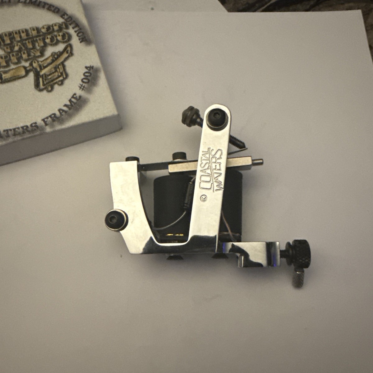 Coastal Waters Machine Frame #4 Tattoo Machine Hand Built | eBay