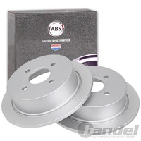 2X A.B.S. Bremsscheiben 270Mm Hinten Passend FüR Ford Escort Orion Sierra