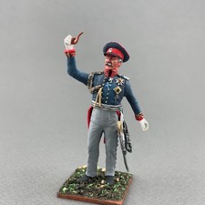 Painted Prussian General Bl cher, Napoleonic tin miniature 60 mm VID SOLDIERS