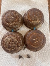 4 Antique Hupmobile Hubcap Dust Cap For Pedal Car, Free Shipping