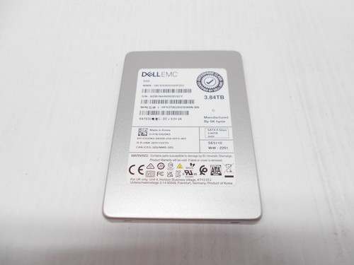 Dell 3GDK0 3.84TB SSD SATA 6G 2.5 " Ri Server Laptop Desktop PC Festplatte 4TB