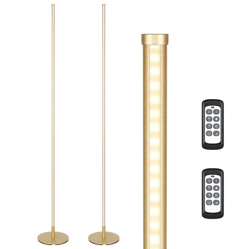 EDISHINE LED Corner Floor Lamp,57.5" Tall Standing Lamp for Living Room,Set of 2
