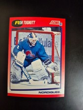1991-92 SCORE 1991-92 CANADIAN (F+E) 41 RON TUGNUTT QUEBEC NORDIQUES